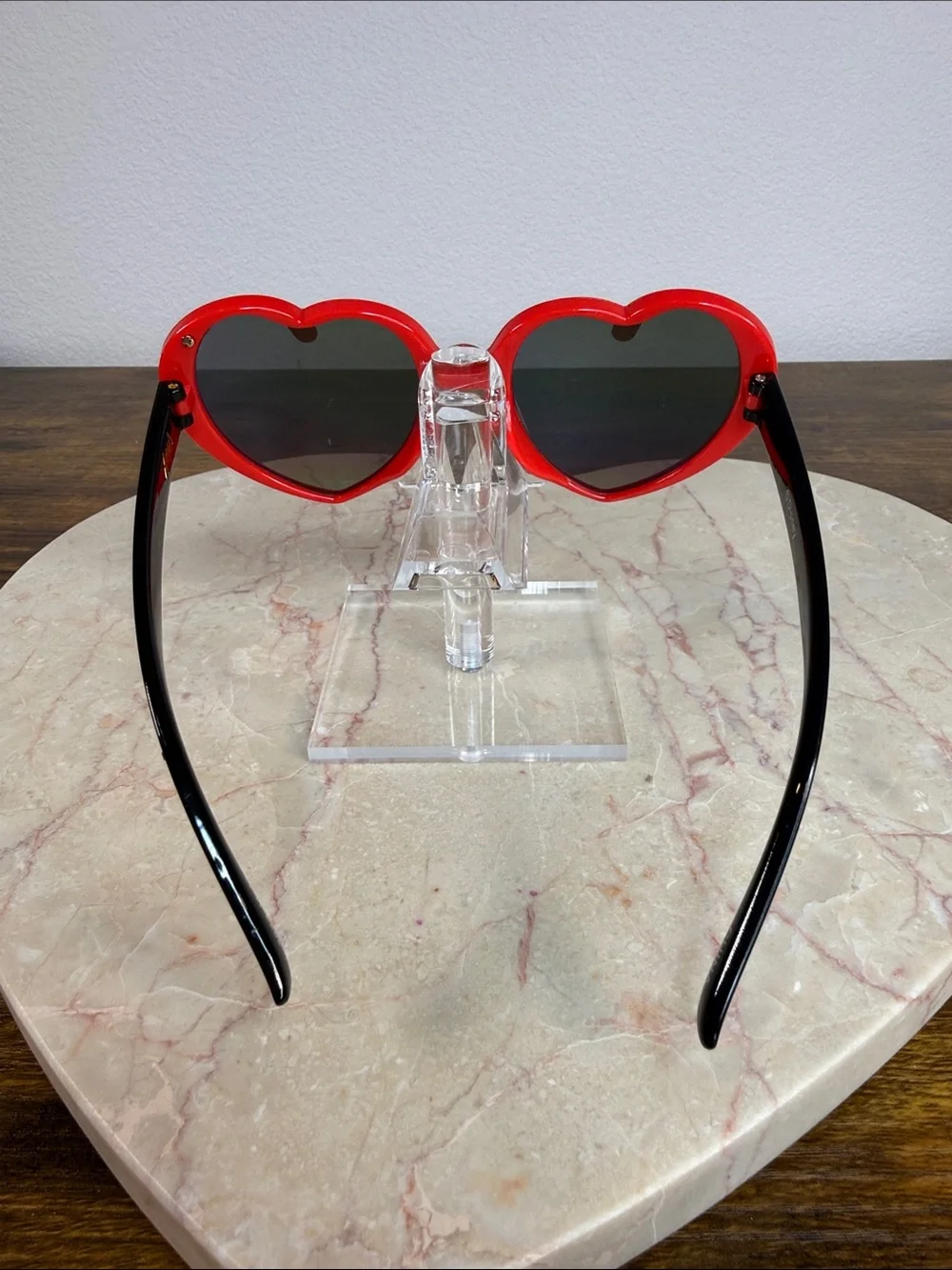 Minnie Mouse Kids Red Heart-Shaped Sunglasses - Fun Polarized Lenses